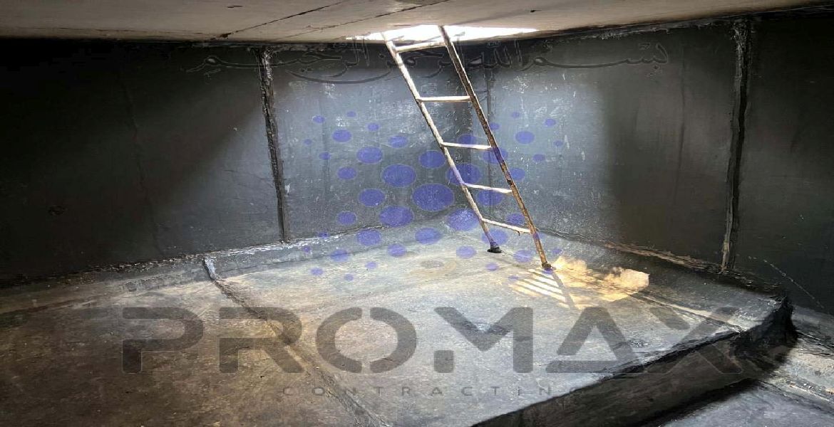 Dolphin Radiators Sceptic Tank - metal roof waterproofing project by Promax in Dubai, UAE